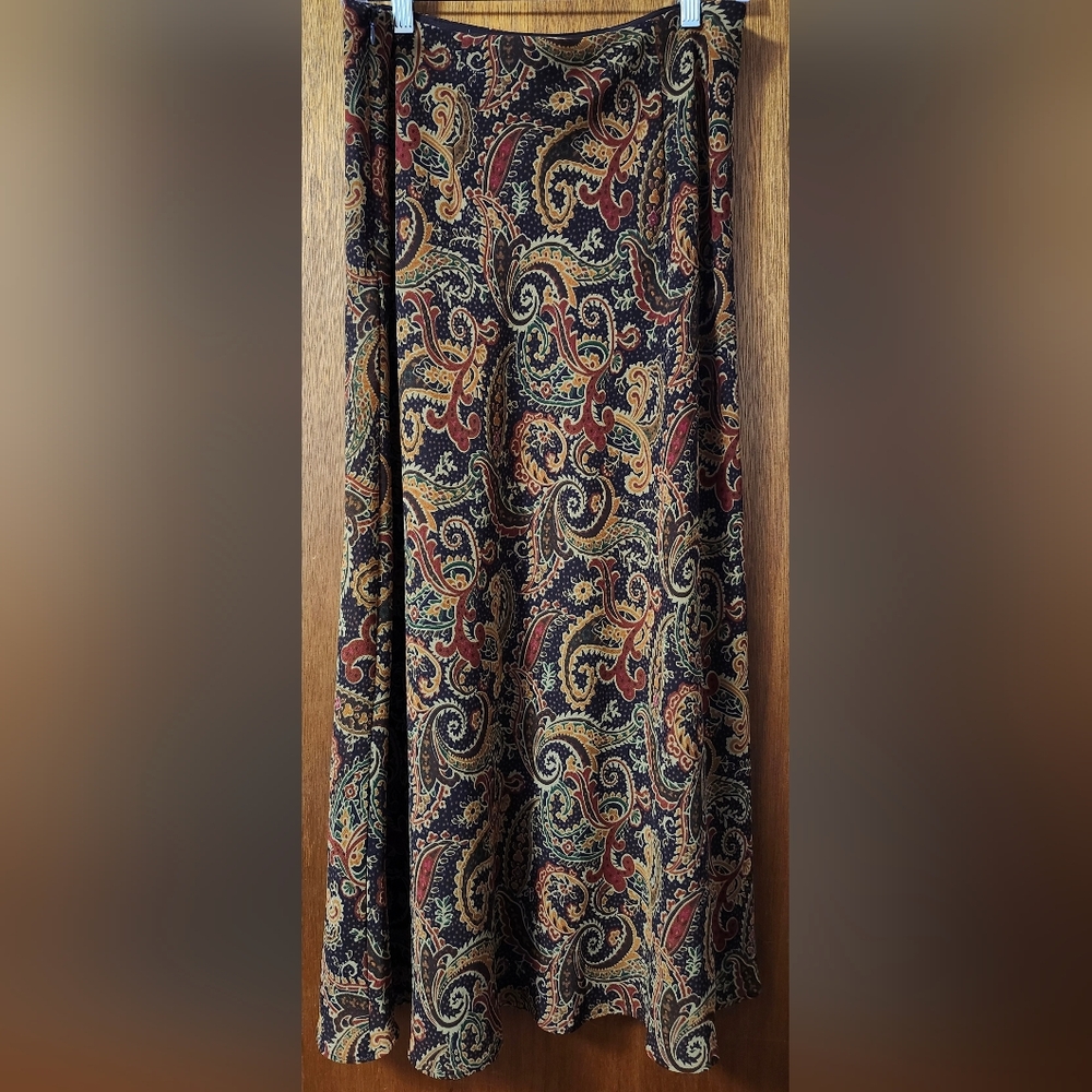 Jaclyn Smith "Classics," Long/Tall Paisley Skirt